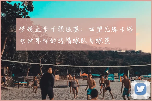 梦想止步于预选赛:回望无缘卡塔尔世界杯的悲情球队与球星